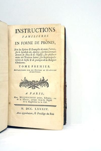 INSTRUCTIONS familieres en forme de prônes, sur les Epîtres et …