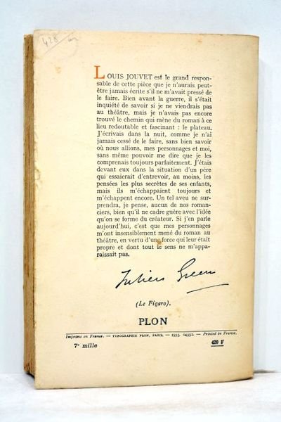 Sud. Pièce en trois actes.