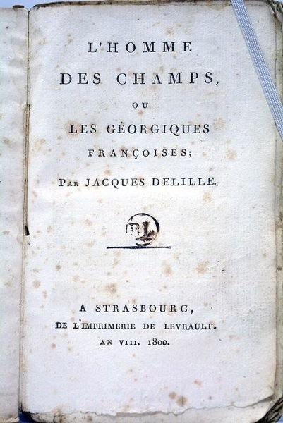 L'homme des Champs ou les Géorgiques françoises.