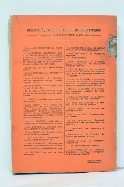 L'homme microscopique. Essai de Monadologie.