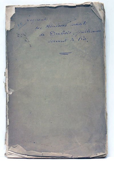 Fragments des Mémoires inédits de Dubois, gentilhomme servant du Roi, …