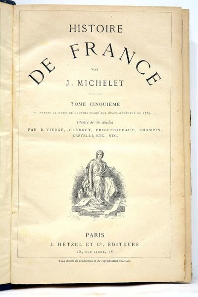 Histoire de France. Tome cinquième. Depuis la mort de Louvois …