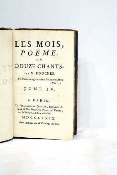 Les Mois. Poème en douze chants.