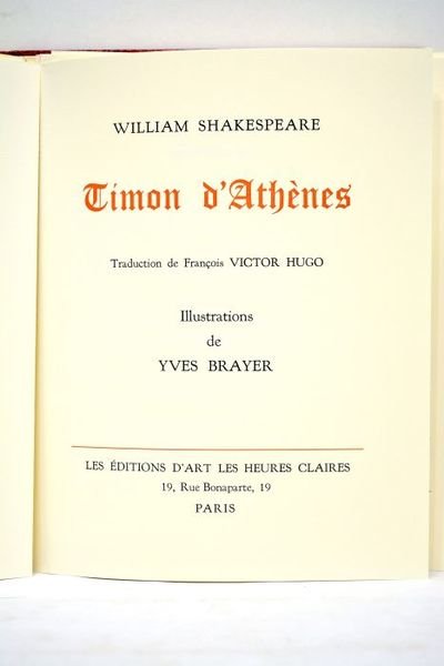 Les tragédies de Shakespeare. Traduction de François Victor Hugo. Illustrations …