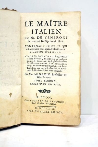 Le maître italien. Contenant tout ce qui est nécessaire pour …