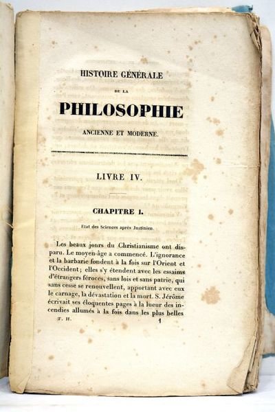 Histoire générale de la philosophie ancienne et moderne jusqu'à nos …