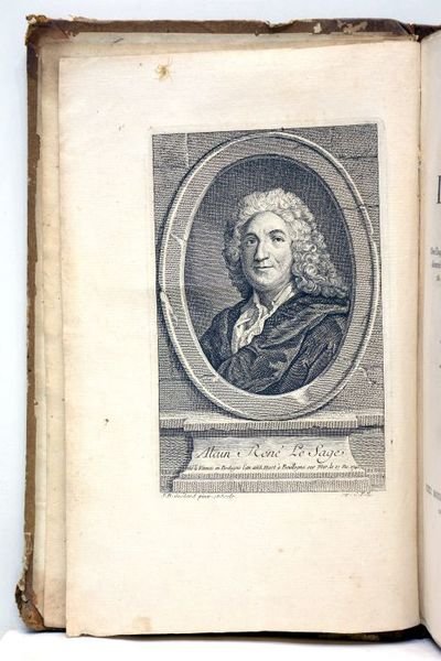 Oeuvres. Précédées des Eloges de Le Sage qui ont partagé …