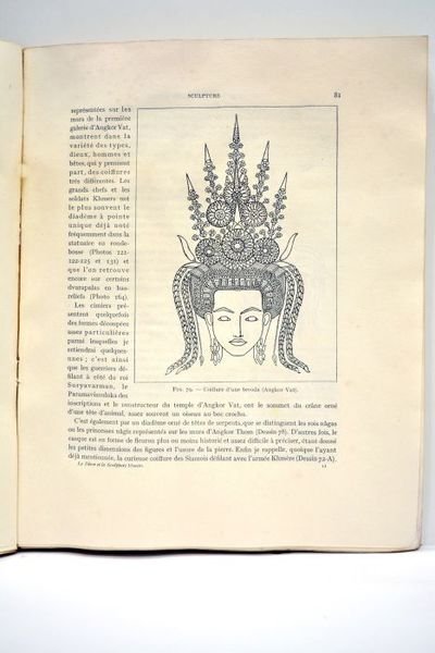 III. Le décor et la scuplture Khemers. Ouvrage honoré d'une …