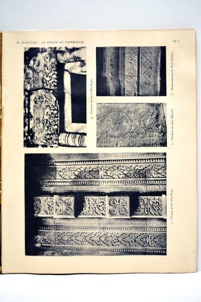 III. Le décor et la scuplture Khemers. Ouvrage honoré d'une …
