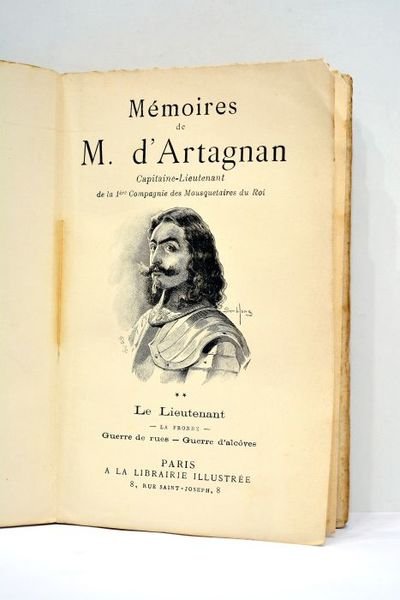 Mémoires de M. d'Artagnan, capitaine-lieutenant de la première compagnie de …