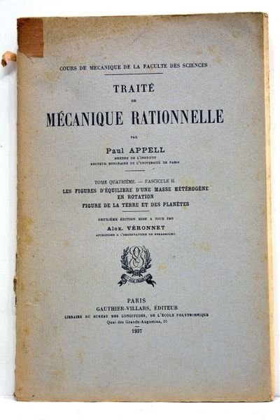 Traité de mécanique rationnelle. Tome quatrième, fascicule II. Les figures …