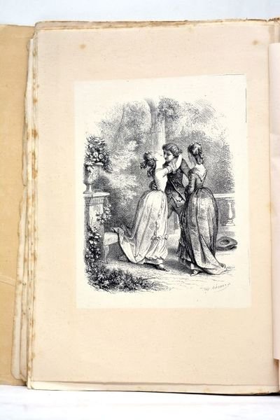 Julie ou la Nouvelle Héloïse. Vignettes par MM. Tony Johannot, …