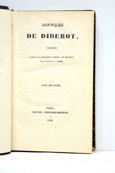 Oeuvres, publiées d'après les manuscrits confiés, en mourant, par l'auteur …