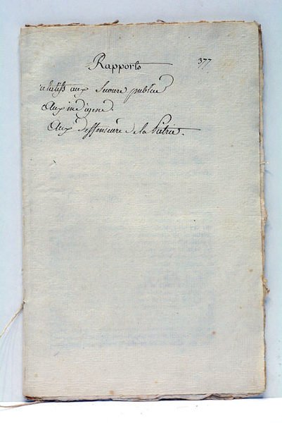 Rapport fait au nom des Comités de Salut Public, Liquidation …