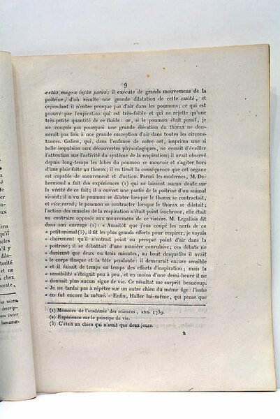 Aperçu physiologique sur la respiration. Tribut académique, présenté et publiquement …
