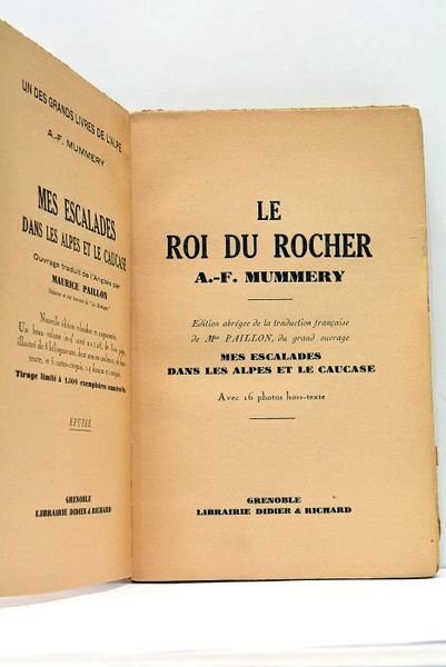 Le Roi du Rocher. Edition abregée de la traduction Française …