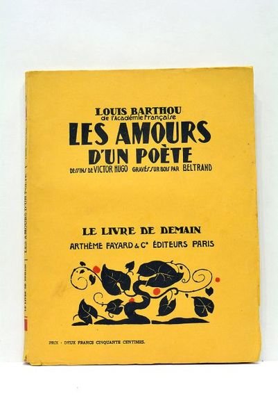 Les amours d'un poète. Dessins de Victor Hugo gravés sur …