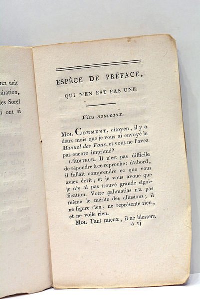 Manuel des fous ou Le grand festin de L'Élysée.