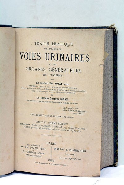 Traité pratique des maladies des voies urinaires et des organes …