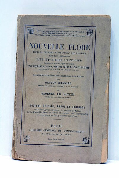 Nouvelle flore pour la détermination facile des plantes sans mots …