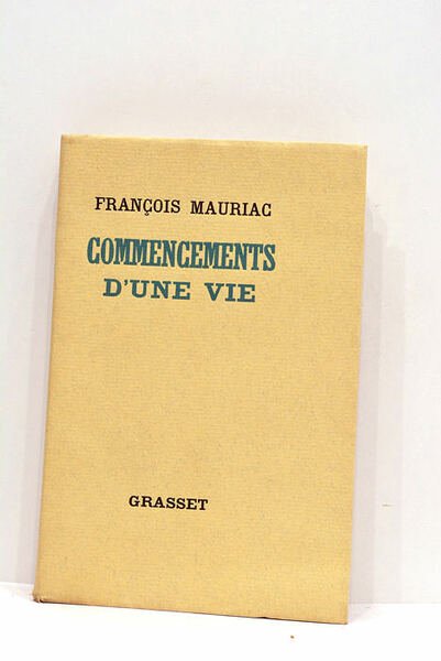 Commencements d'une vie.