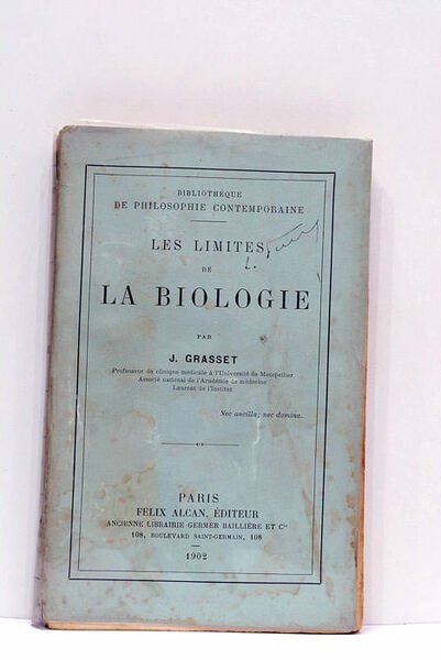 Les limites de la biologie.