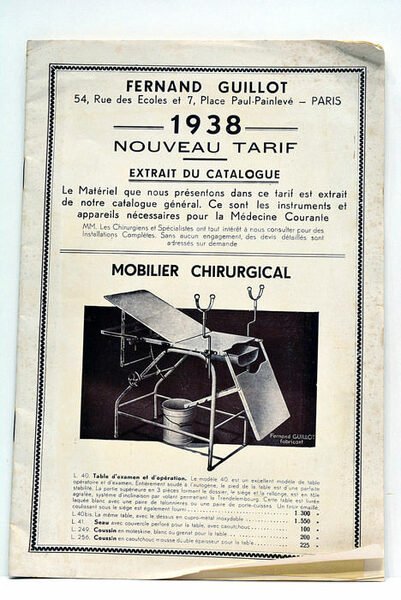 Nouveau Tarif. Extrait de catalogue. La Matériel que nous présentons … | Immagine Gallery 1