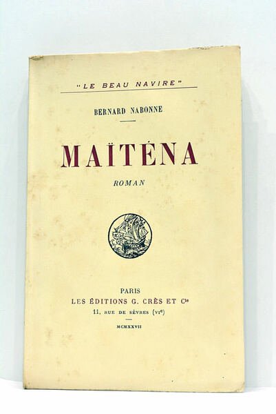 Maïténa. Roman.