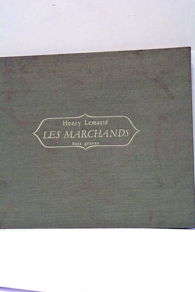 Les marchands. Bois gravés.