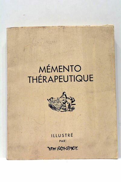 MÉMENTO THÉRAPEUTIQUE. Illustré par Van Rompaey.