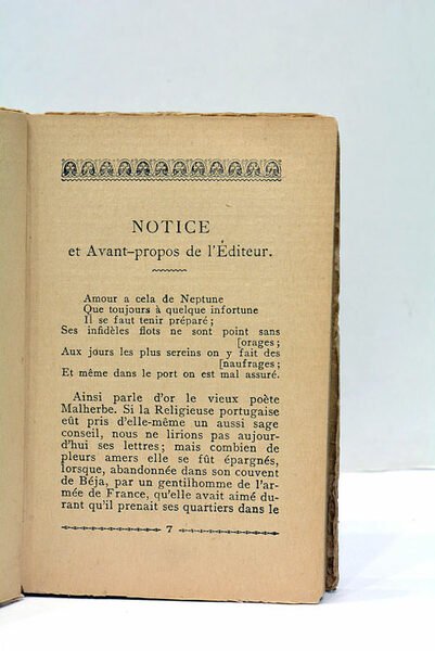 LETTRES DE LA RELIGIEUSE PORTUGAISE.