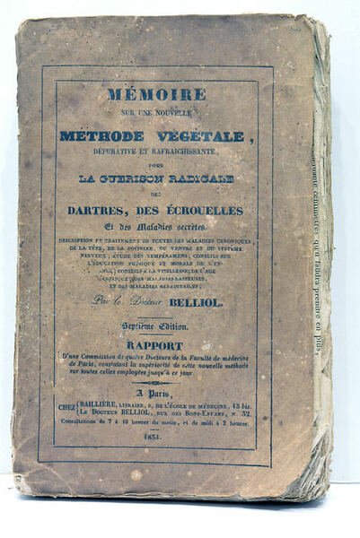 Mémoire sur une nouvelle méthode Végétale, dépurative et rafraîchissante, pour …