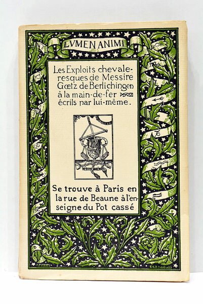 EXPLOITS (LES) CHEVALERESQUES DE MESSIRE GOETZ DE BERLICHINGEN à la …
