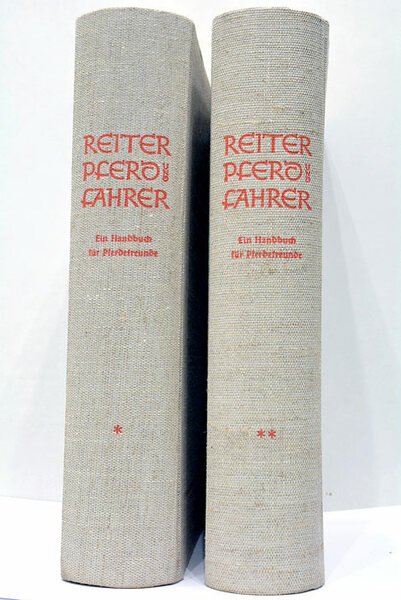 Reiter, Pferd und Fahrer. Ein Handbuch für den Bauern, Landwirt …