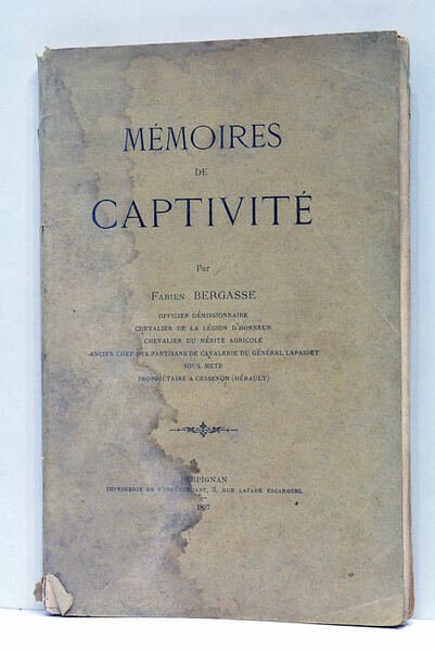 Mémoires de Captivité.