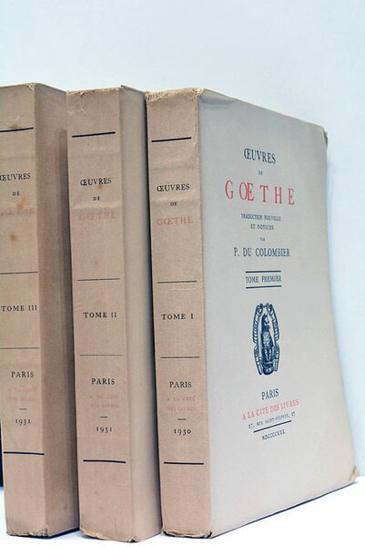 Oeuvres. Traduction nouvelle et notice par P. du Colombier.