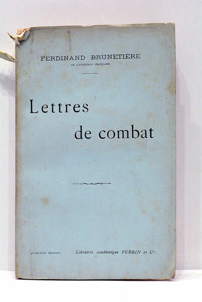 Lettres de combat.