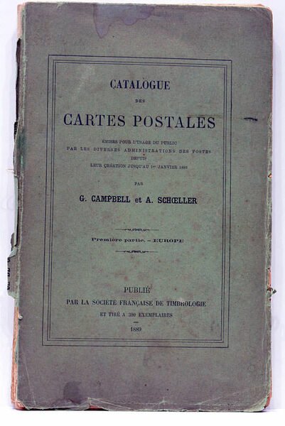Catalogue des Cartes postales émises pour l'usage public par les … | Immagine Gallery 1