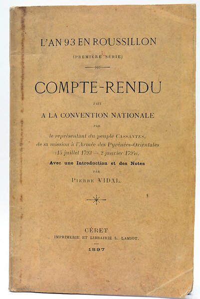Compte-Rendu fait à la Convention Nationale par le représentant du …