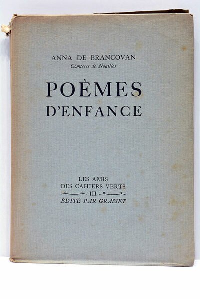 Poèmes d'Enfance.