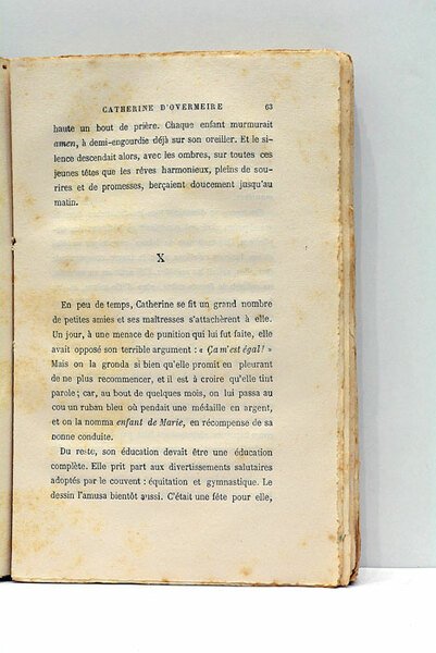 Catherine d'Overmeire. Étude. Nouvelle édition revue et corrigée par l'auteur.