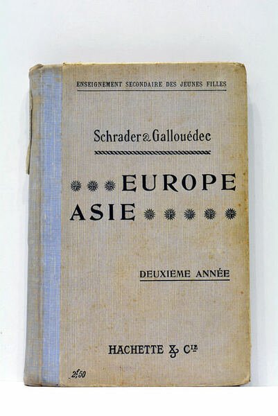 Europe - Asie. Deuxième année. Ouvrage contenant 14 cartes en …