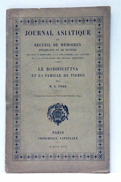 Le Bodhisattva et la Famille de Tigres. Extrait du Journal …