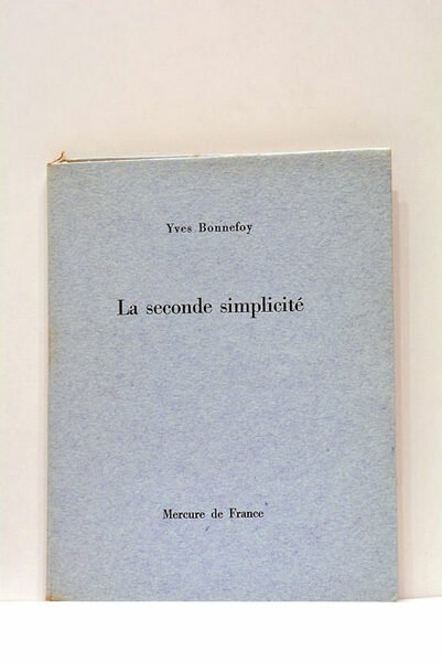 La Seconde Simplicité.