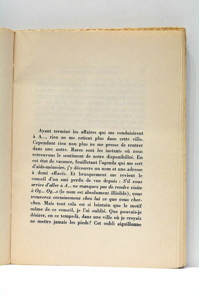 L'Aventure Impersonnelle. (Couverture de Jacques Sternberg).