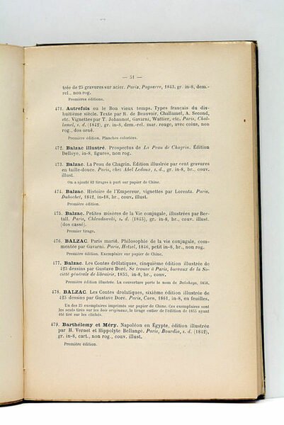 CATALOGUE DE LIVRES MODERNES. BEAUX-ARTS - LITTÉRATURE - HISTOIRE. Composant …