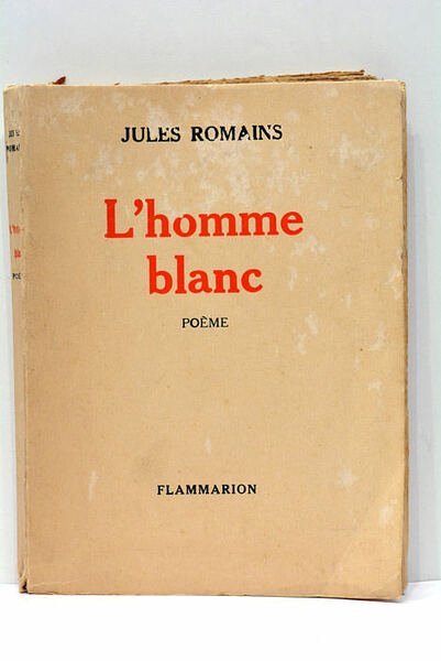 L'homme blanc. Poèmes.