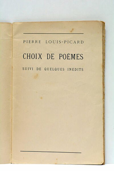 Choix de poèmes. Suivi de quelques inédits.