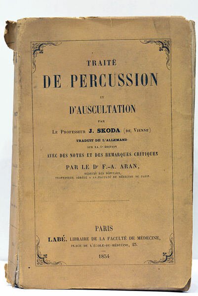 Traité de percussion et s'auscultation. Traduit de l'Allemand sur la …