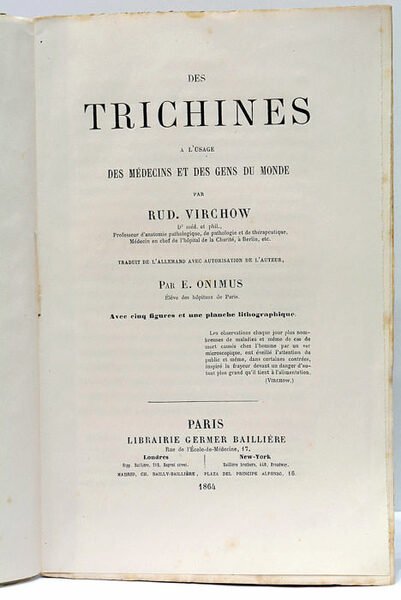 Des trichines à l'usage des médecins et des gens du …